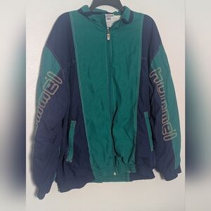 Vintage Hummel Teal and Navy Windbreaker